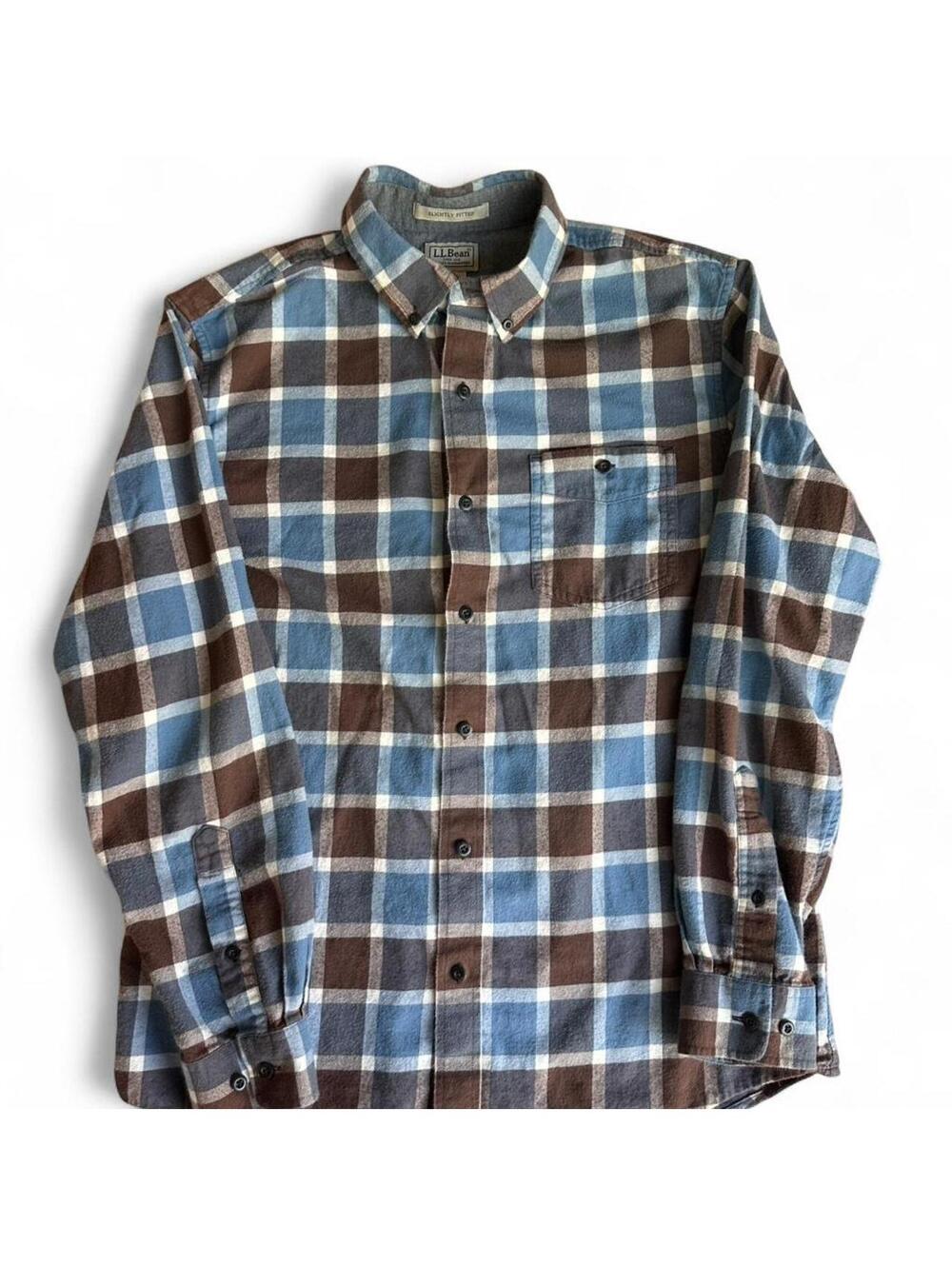 L.L.Bean Men’s Slightly Fitted Flannel Shirt